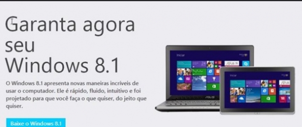 Garanta já seu Windows 8.1